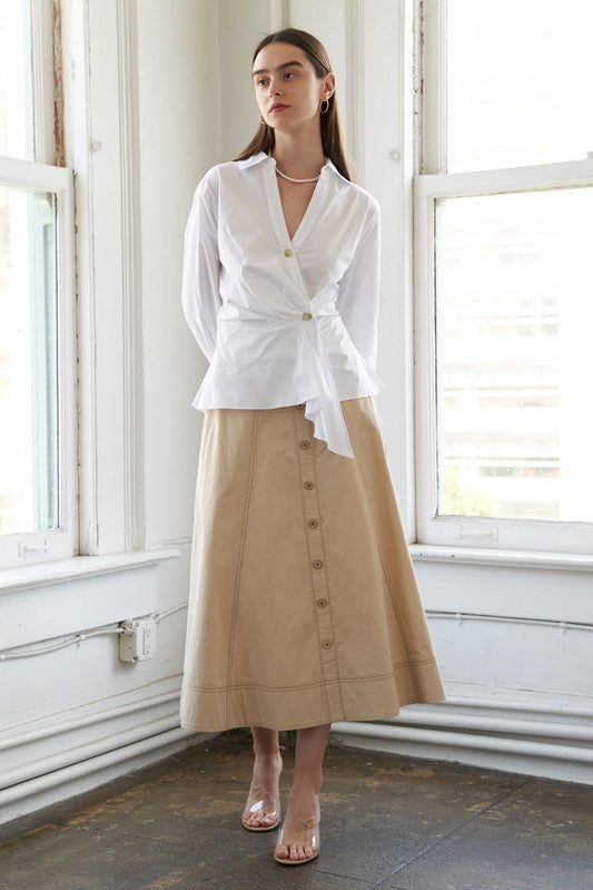 Wanderlust Ash Woven Top