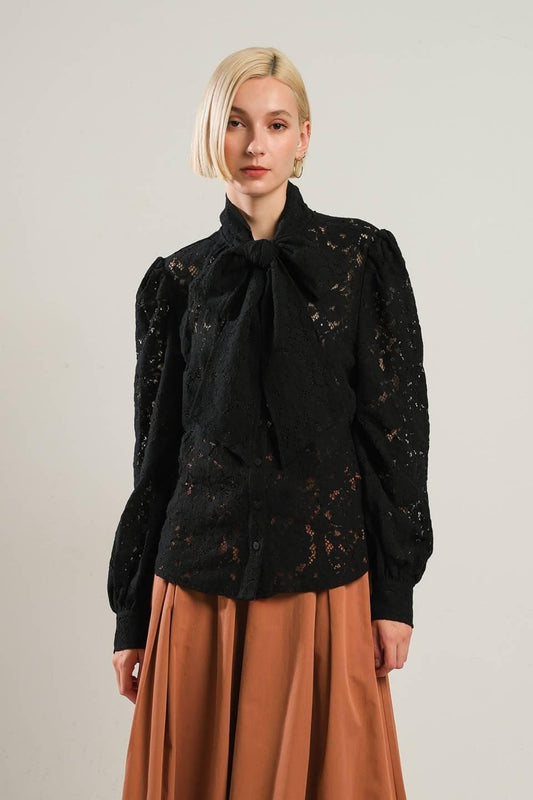 Patriotic Princess Woven Lace Top