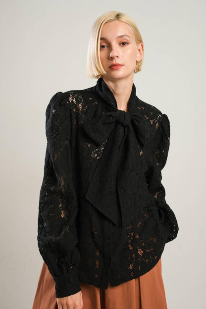 Patriotic Princess Woven Lace Top