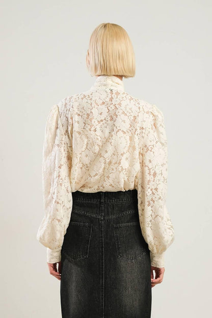 Patriotic Princess Woven Lace Top