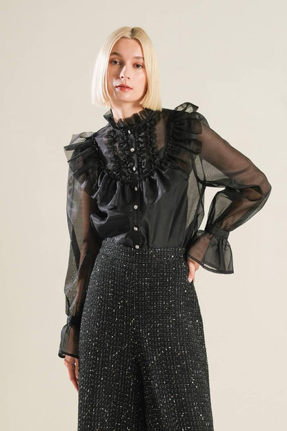 To My Love Woven Blouse