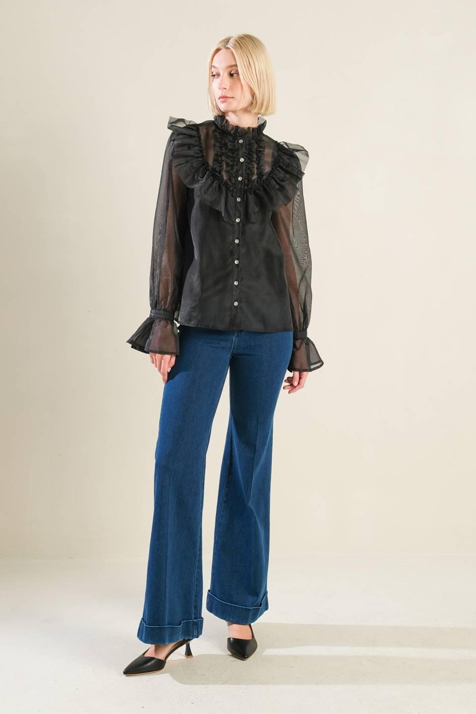 To My Love Woven Blouse