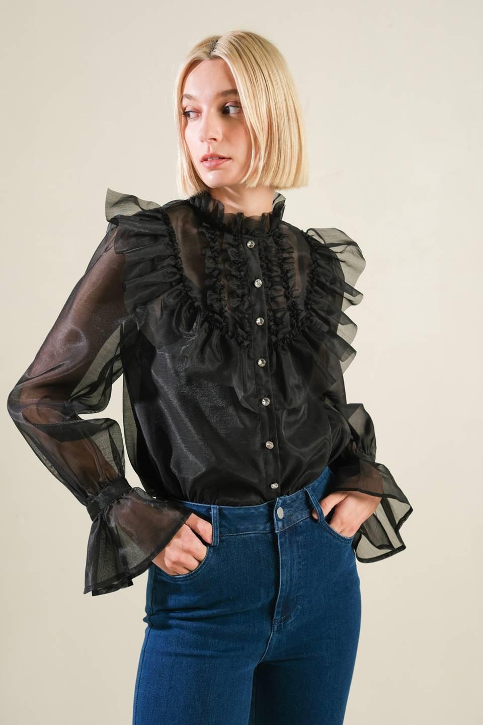 To My Love Woven Blouse
