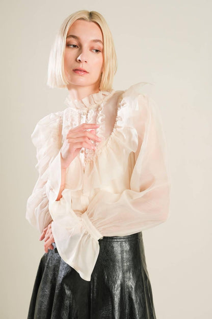 To My Love Woven Blouse