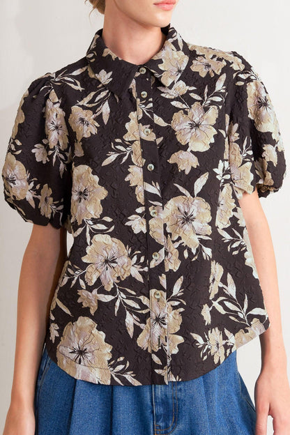 Posh Presence Woven Top