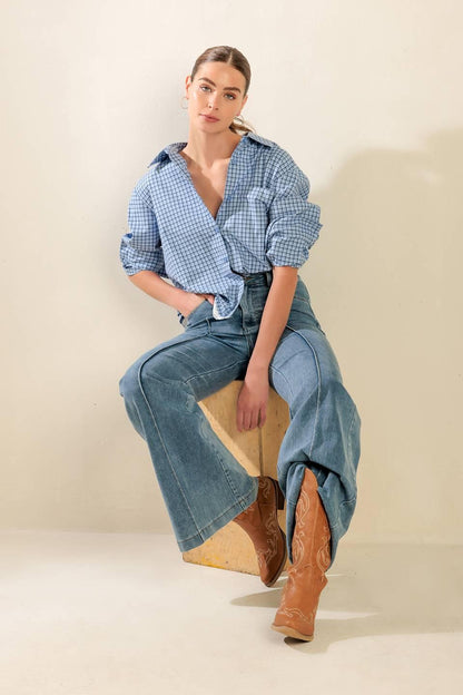 Awaiting Love Woven Top