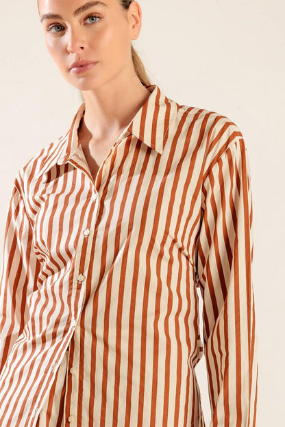 Pieces of My Heart Woven Top