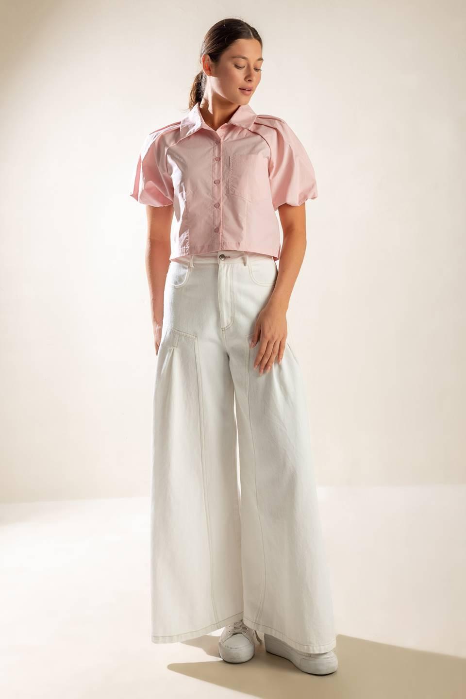 Meet You at the Garden Woven Top