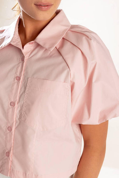 Meet You at the Garden Woven Top