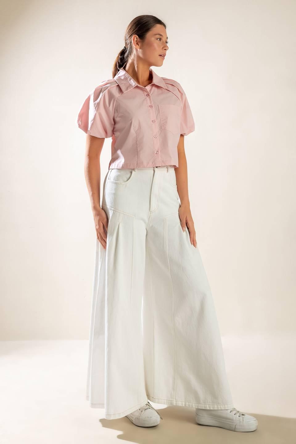 Meet You at the Garden Woven Top