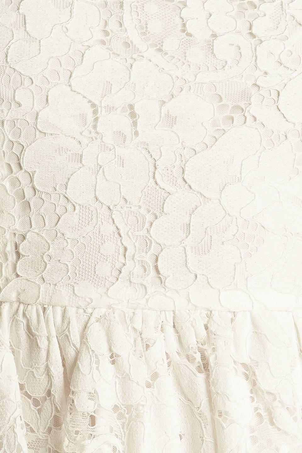We Trust You Woven Lace Top