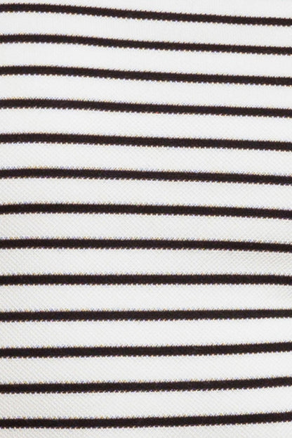 Winding Path Striped Woven Tube Top