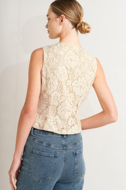 Sweet but Strong Woven Vest