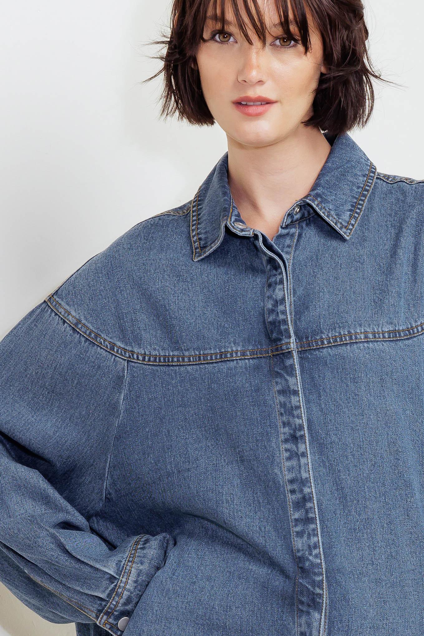 Offline Edge Indigo Denim Top