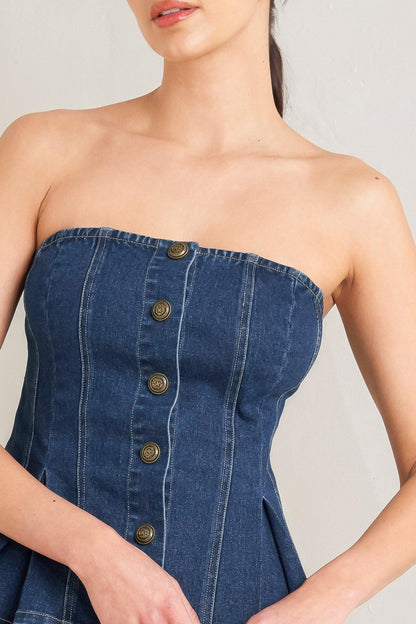 Urban Fable Denim Top