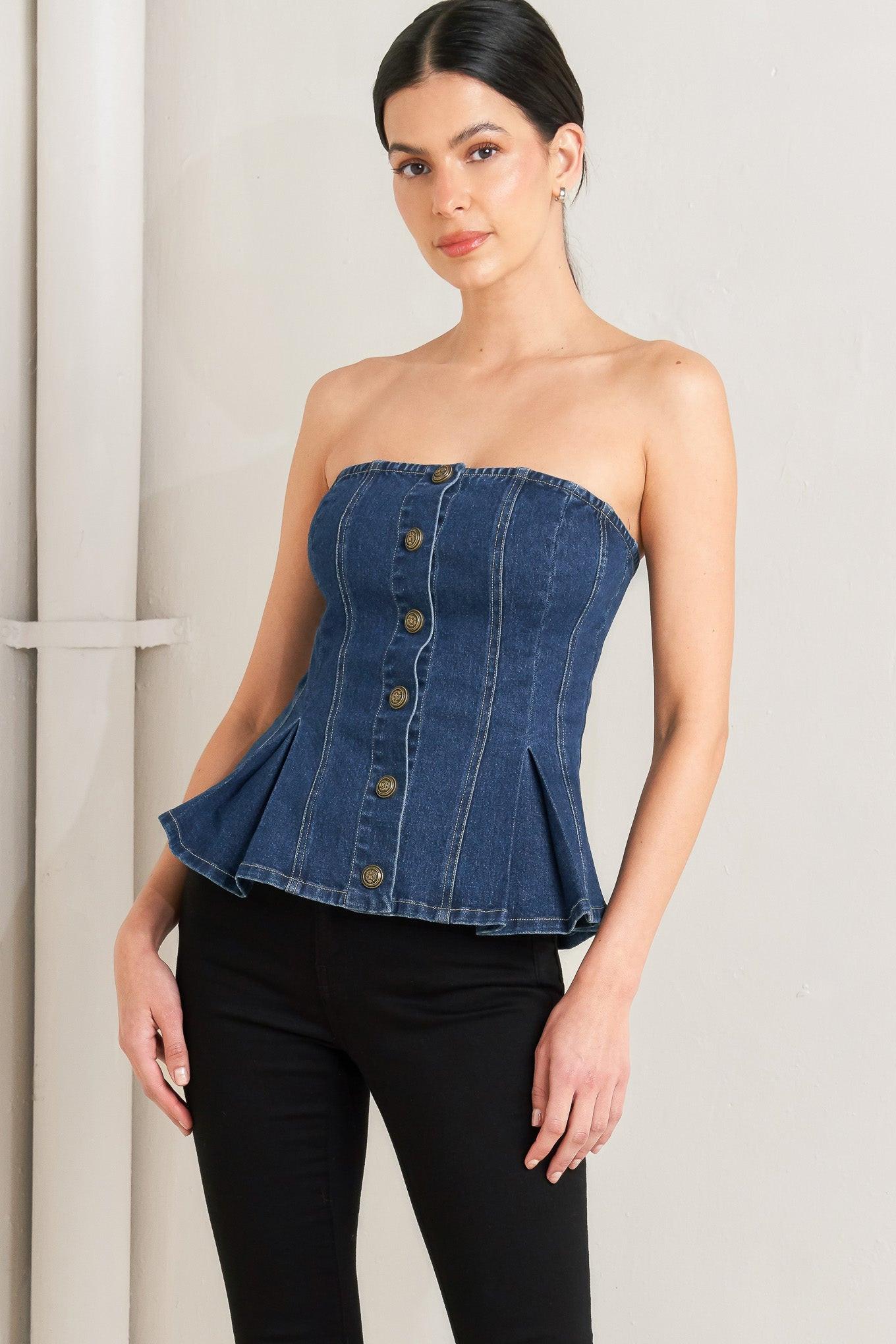Urban Fable Denim Top