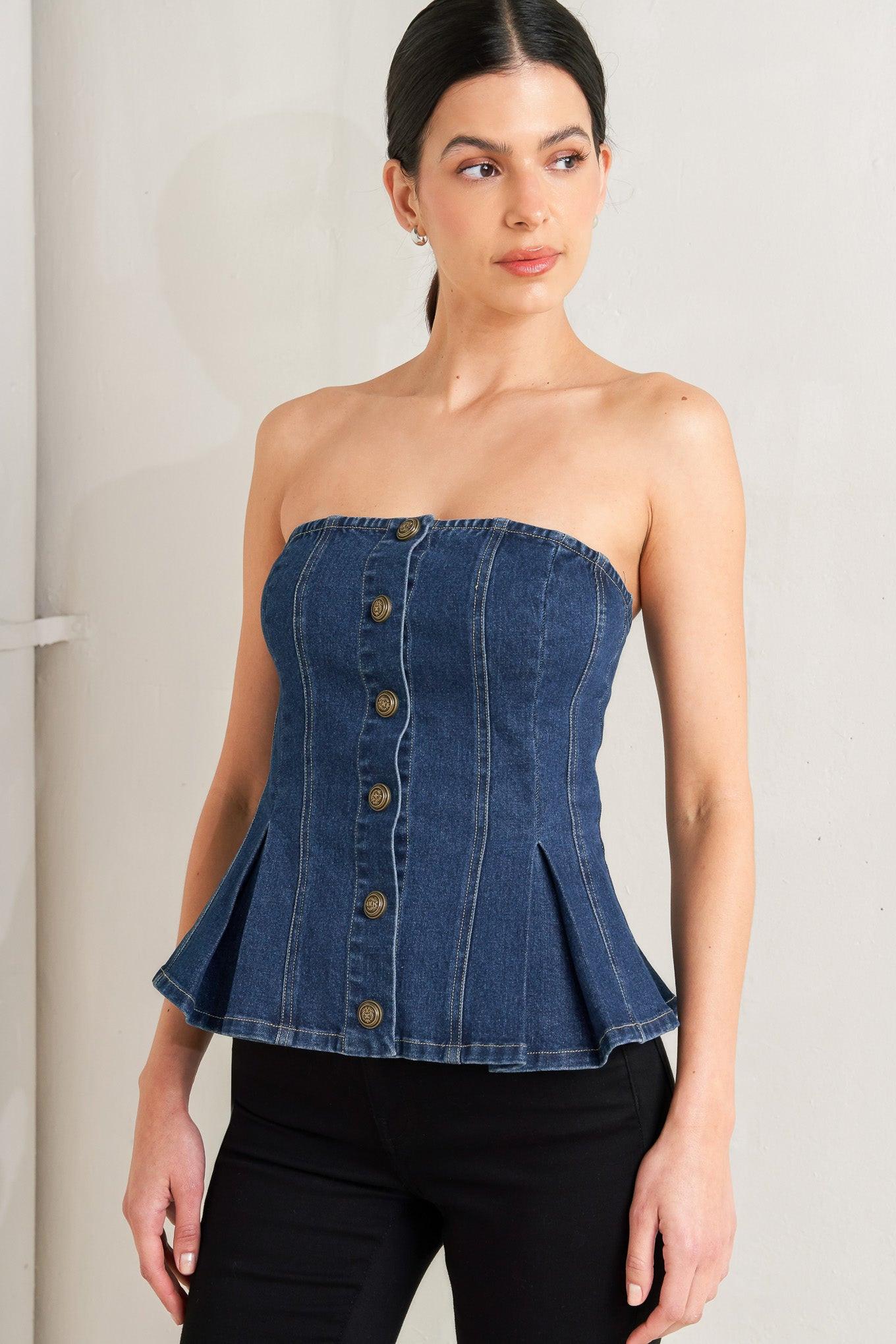 Urban Fable Denim Top