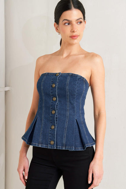 Urban Fable Denim Top