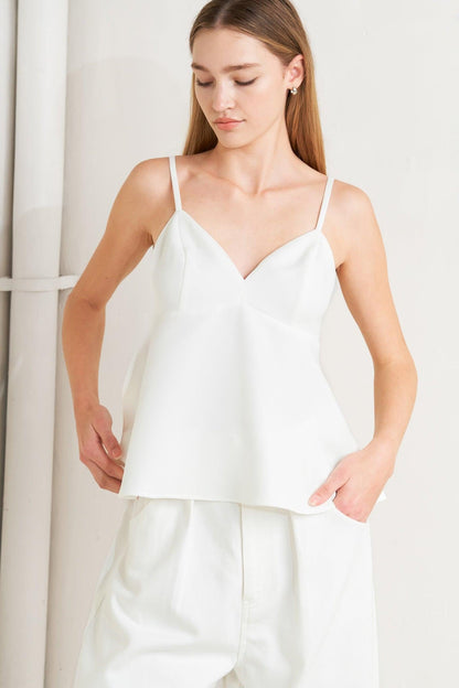 Minimal Mood Woven Cami Top