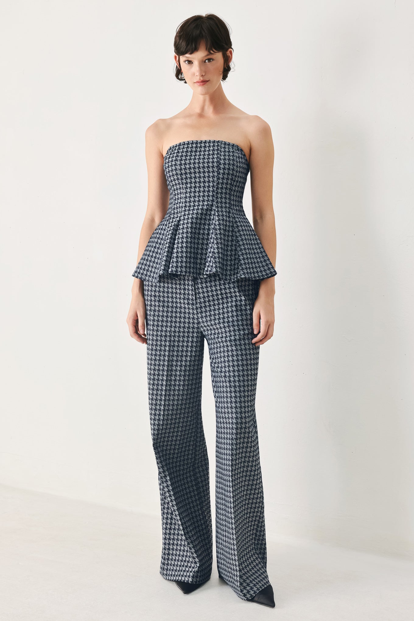 Noir Society Woven Tube Top