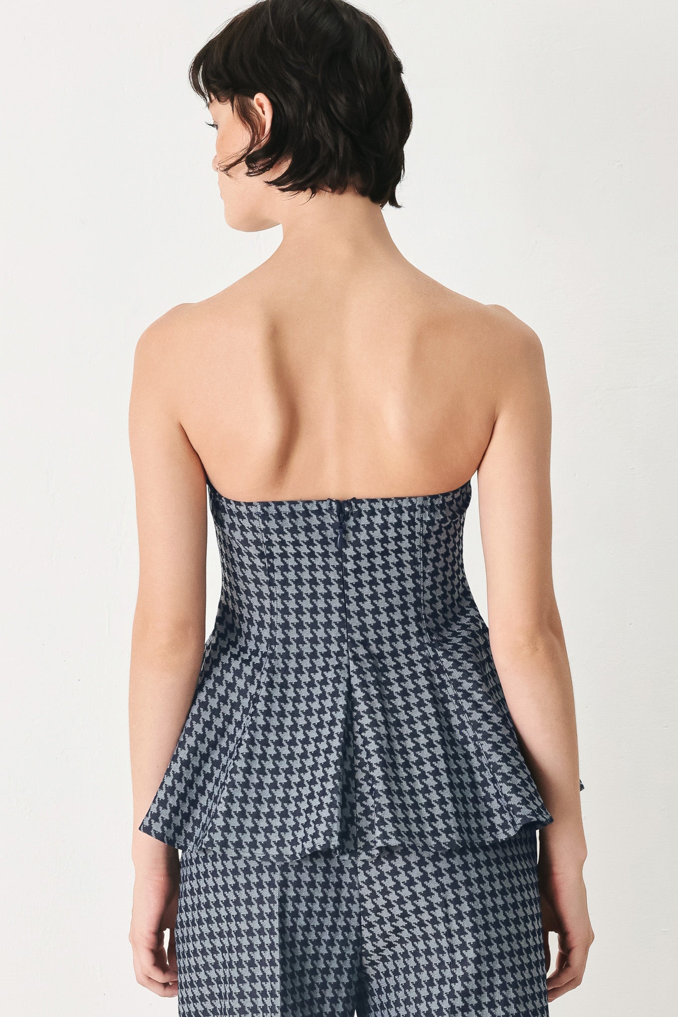 Noir Society Woven Tube Top