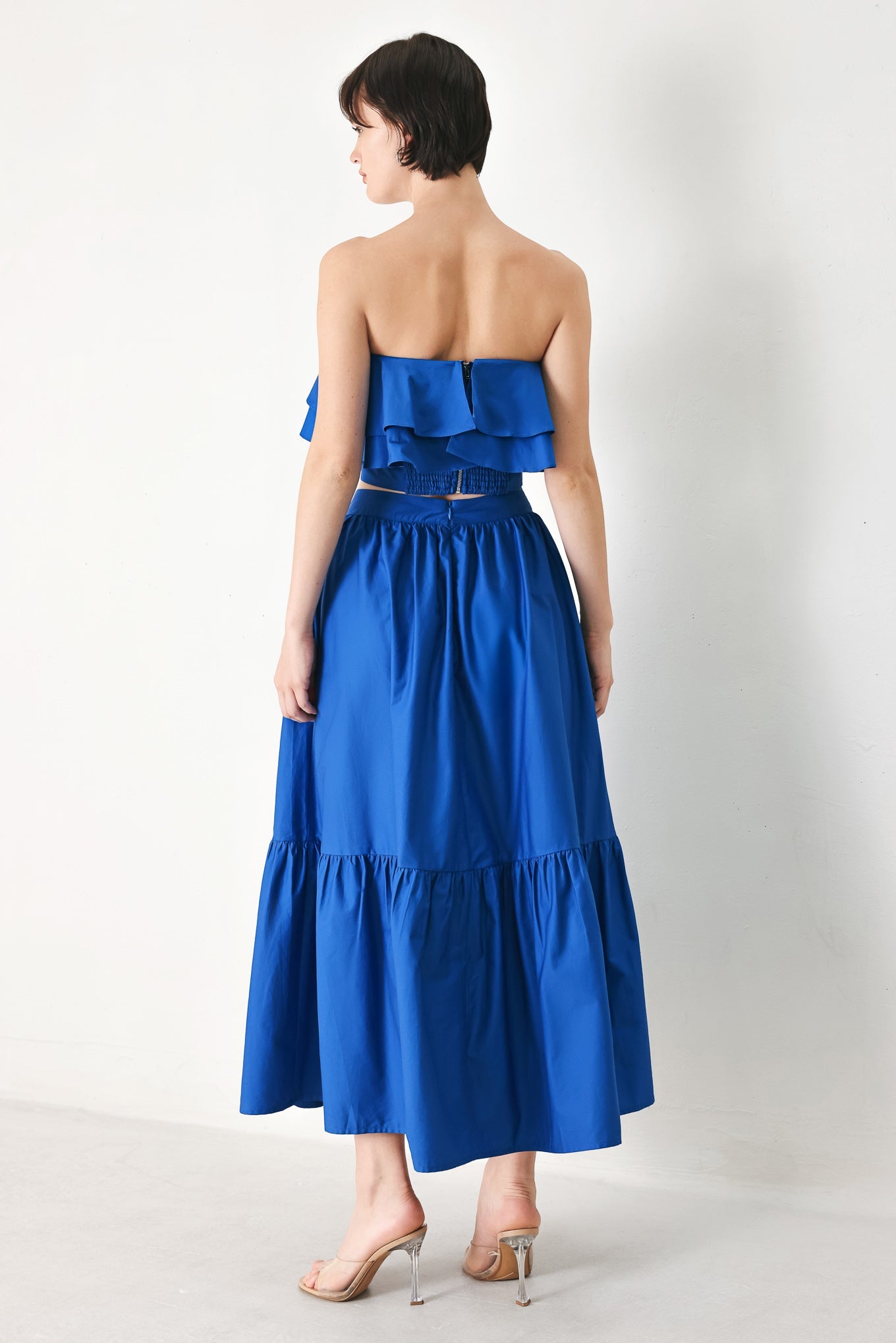 Royal Flow Woven Tube Top