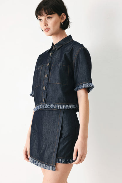 Power Soft Woven Crop Jacket