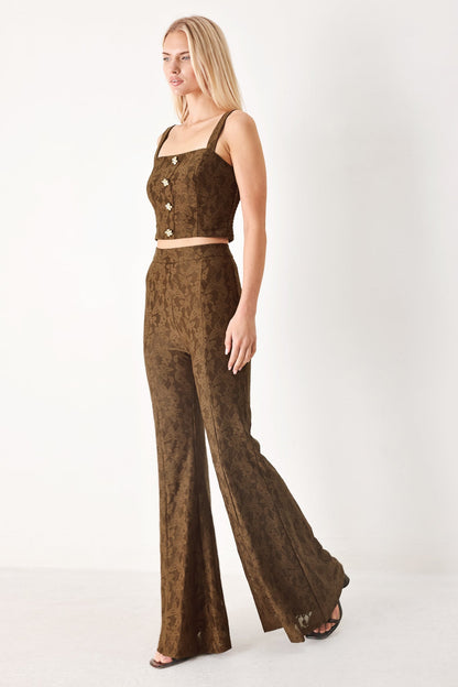 Moonlight Boho Woven Crop Top