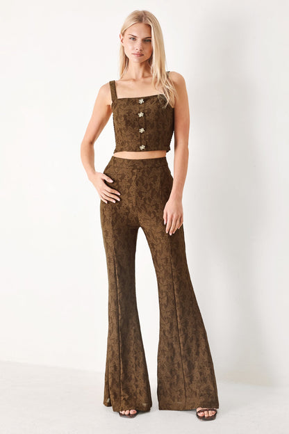 Moonlight Boho Woven Crop Top