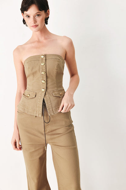 Sahara Soul Woven Tube Top