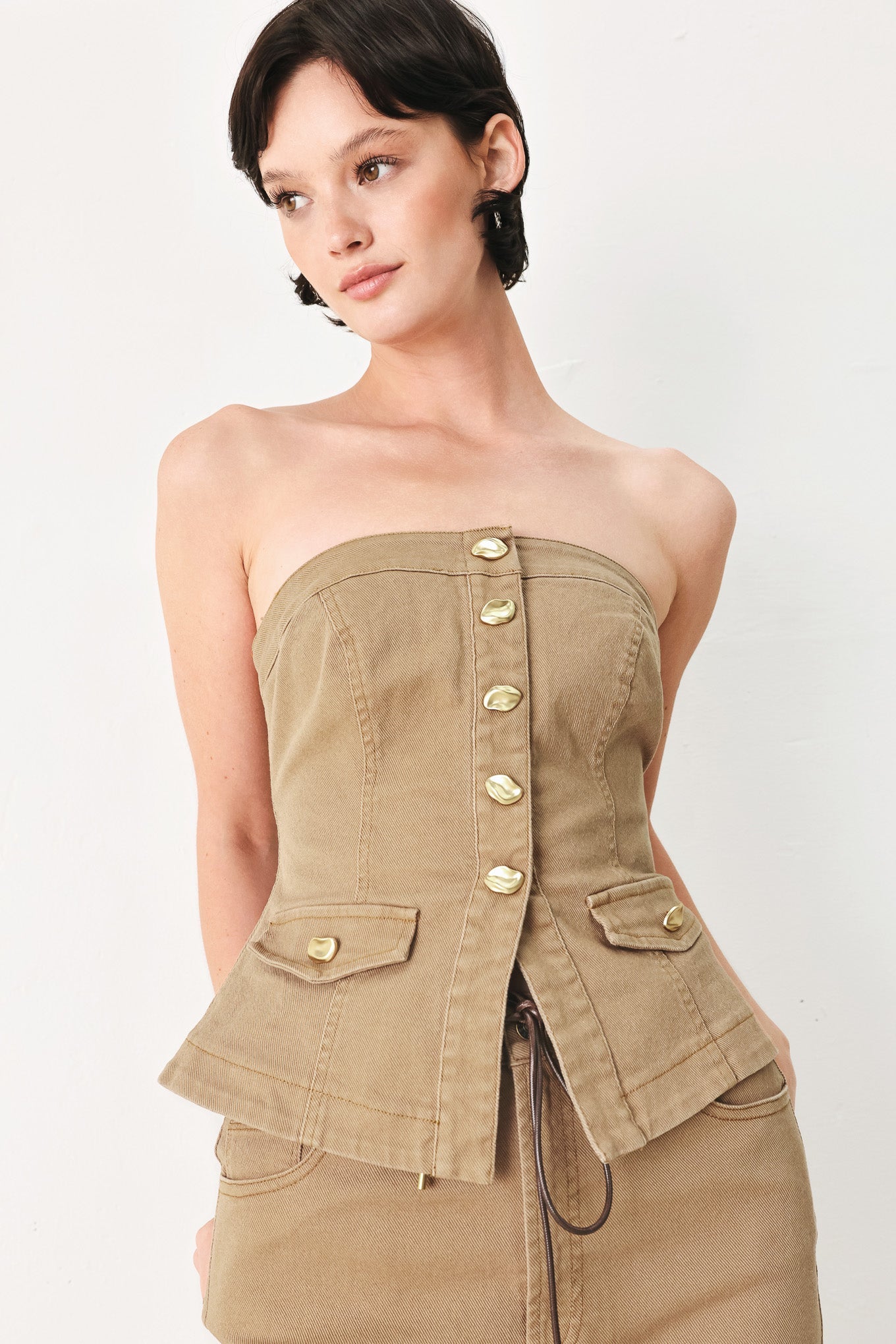 Sahara Soul Woven Tube Top