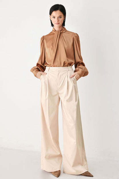 Golden Hour High Neck Blouse