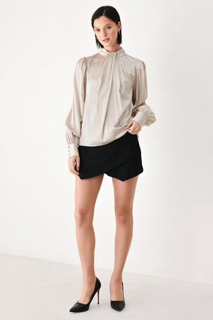 Golden Hour High Neck Blouse
