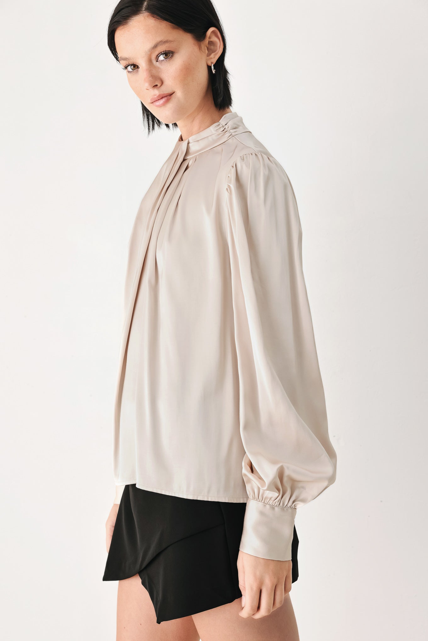 Golden Hour High Neck Blouse
