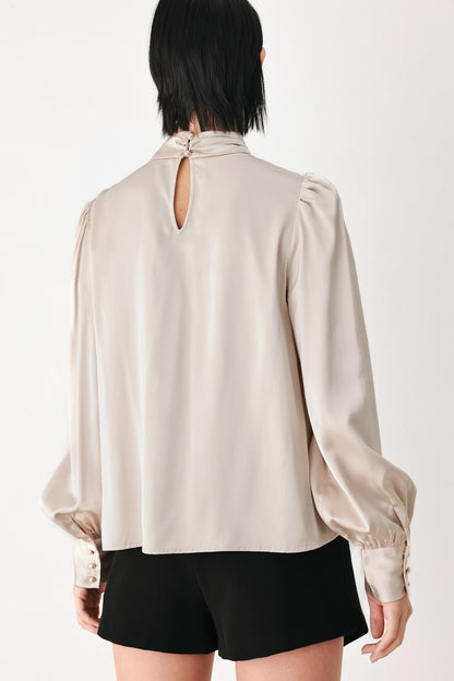 Golden Hour High Neck Blouse