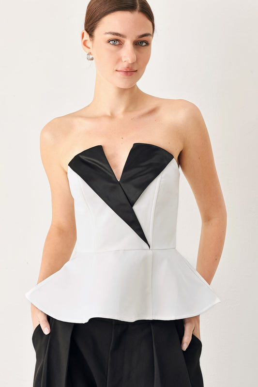 Dress Code Woven Tube Top