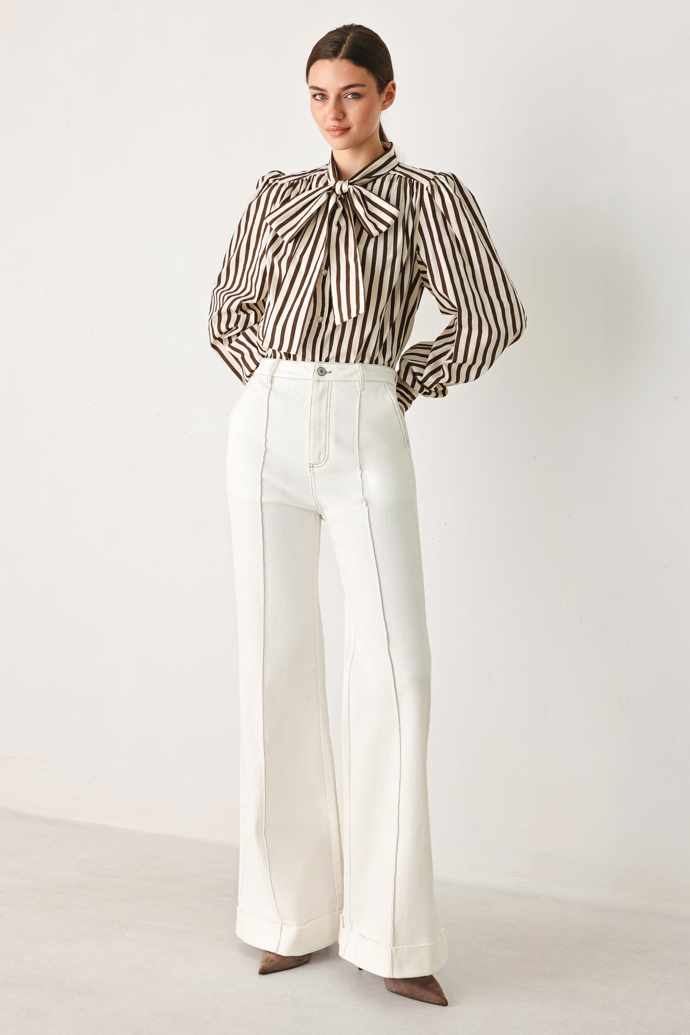 Candyline Poet Woven Top