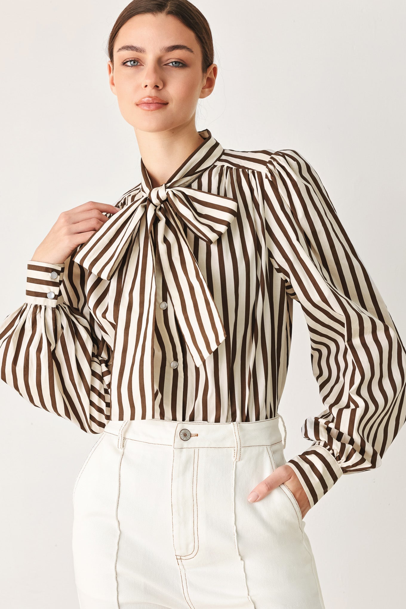 Candyline Poet Woven Top