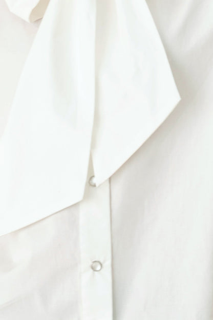Modern Statement Bow Woven Top