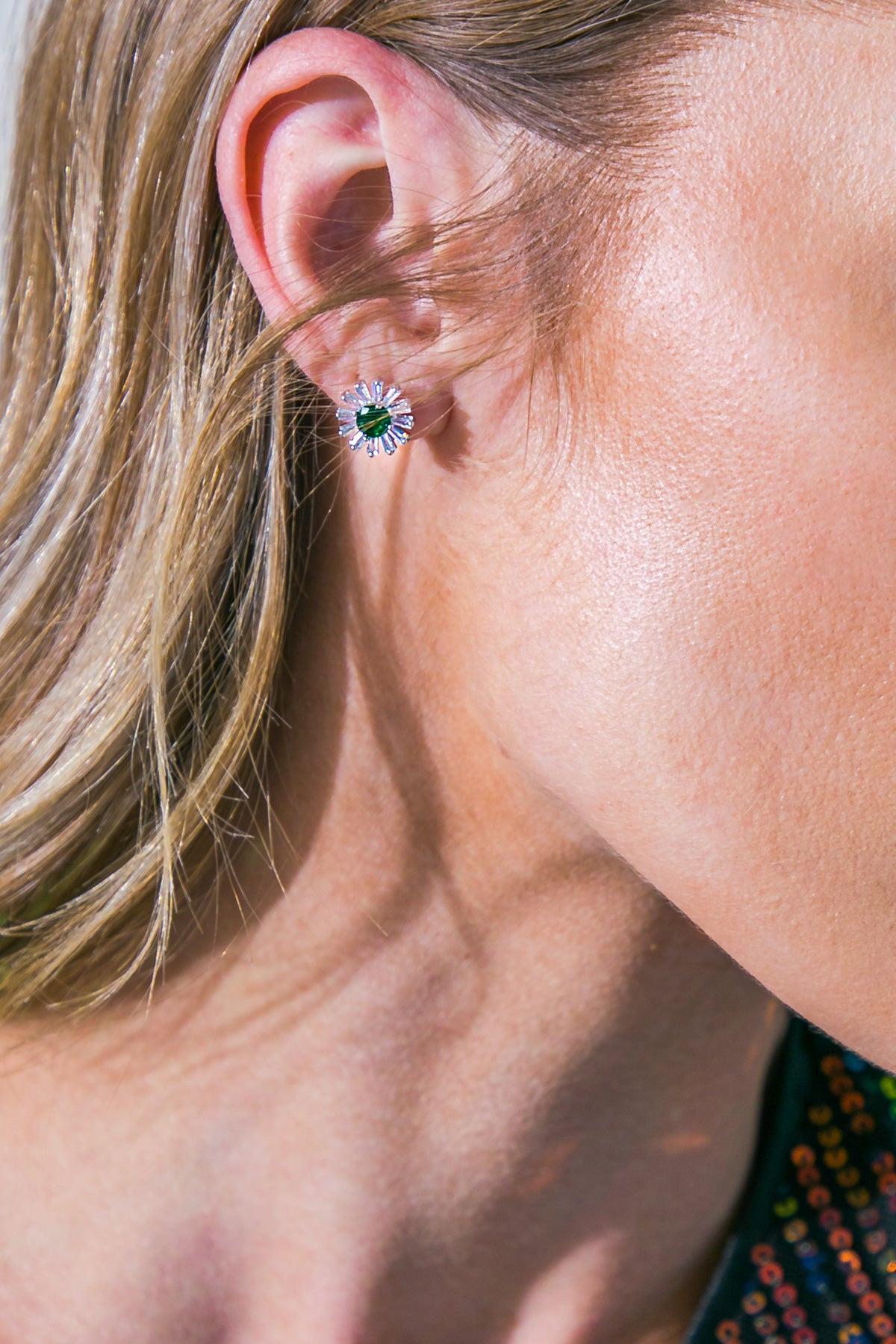 Vintage Sunflower Earrings