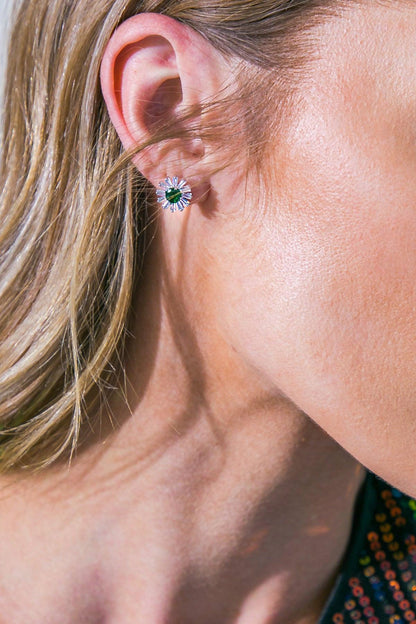 Vintage Sunflower Earrings