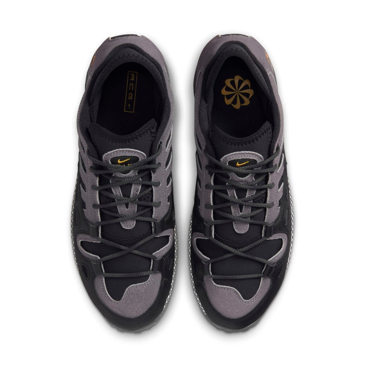 Nike Men's Acg Air Exploraid 'Light Graphite Black Photon Dust Canyon Gold' Sneakers