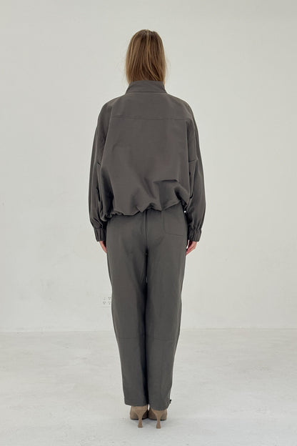 Sable Jacket in Charcoal