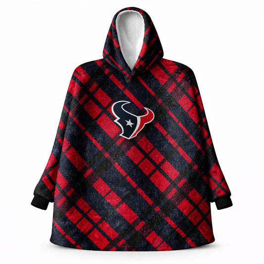 Houston Texans NFL Team Cozy Sherpa Hoodie - One Size Fits Most