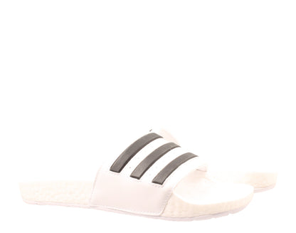 adidas Adilette Boost Slides — White/Black