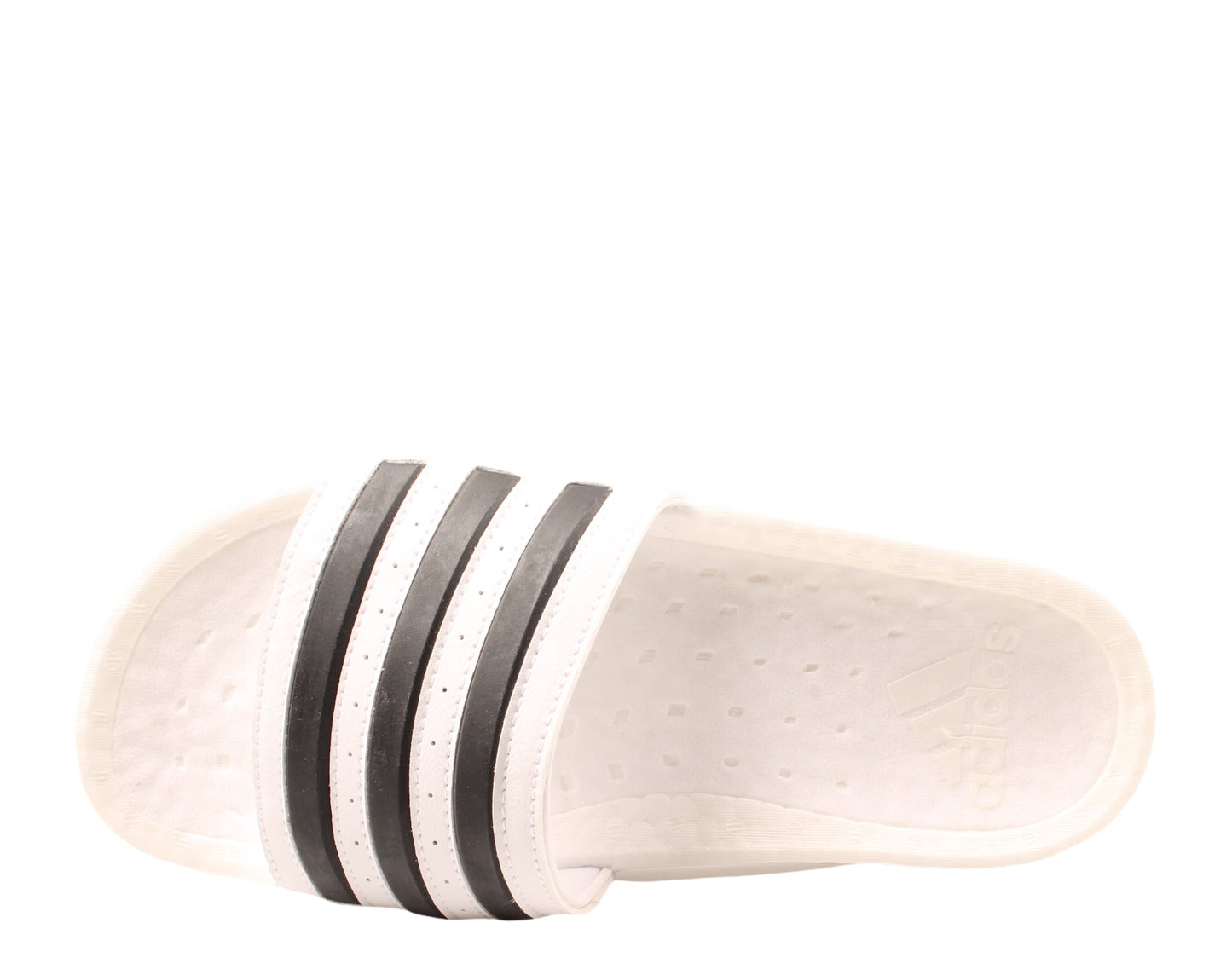 adidas Adilette Boost Slides — White/Black