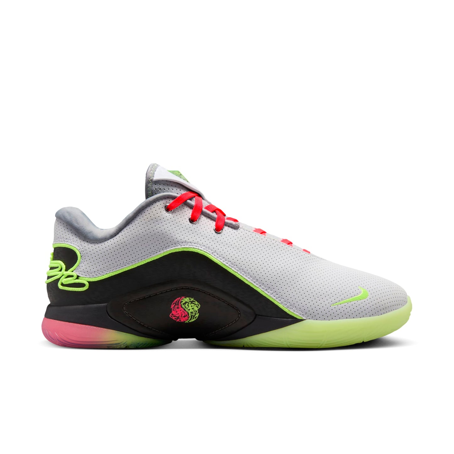 White/Volt Glow/Medium Ash/Hot Lava/Wolf Grey-