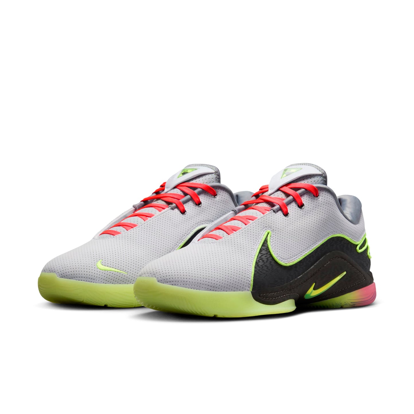 White/Volt Glow/Medium Ash/Hot Lava/Wolf Grey-