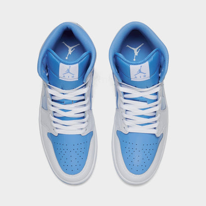 [fz2142-114] Mens Air Jordan Retro 1 Mid 'legend Blue'