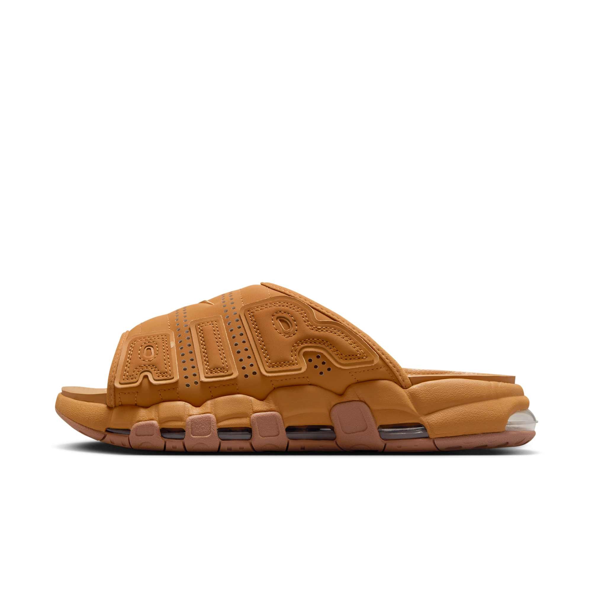 Nike Men's Air More Uptempo Slide 'Flax' Slides – Zulily